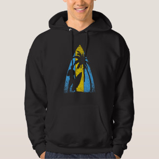 Surfen Ozean Wasser Sport Surfer Surfbrett Tropisc Hoodie