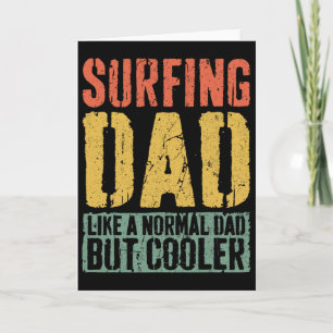 Surfen Papa-Shirt Männer Vatertag Surfen Vater Karte