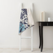 Surfen Patchwork: Grunge Vintage-Muster Sherpadecke (Beispiel)