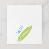 Surfen Platzkarte (Außenseite Aufgefaltet)