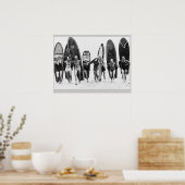 Surfen Poster (Küche)