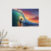 Surfen Poster (Küche)