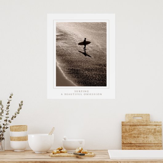 Surfen Poster (Küche)