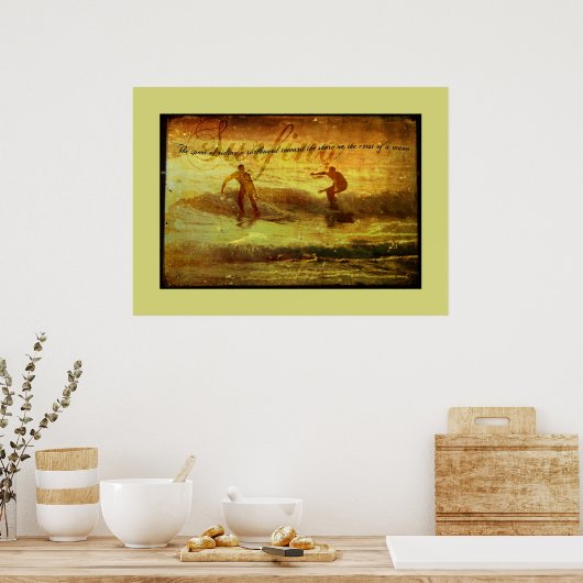 Surfen Poster (Küche)