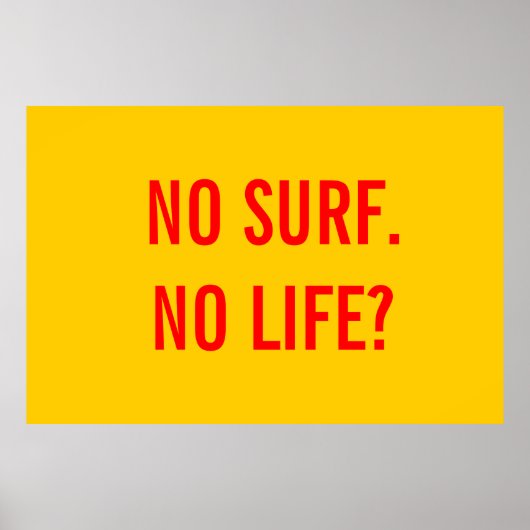 surfen poster (Vorne)