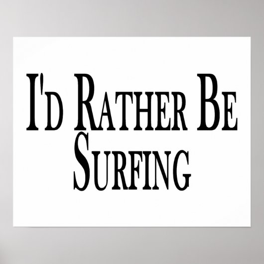 Surfen Poster (Vorne)
