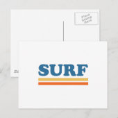 surfen postkarte (Vorne/Hinten)