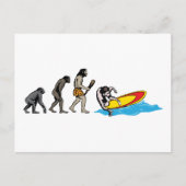 Surfen Postkarte (Vorderseite)