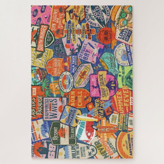 Surfen Puzzle (Vertikal)