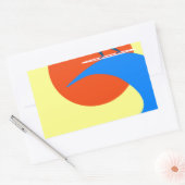 Surfen Rechteckiger Aufkleber (Umschlag)