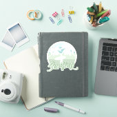 Surfen Retro Surfboard Surfer Geschenk Aufkleber (iPad Hülle)