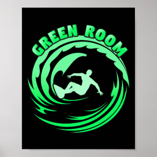 Surfen Rrel Welle Tubing Westküste Socal Norcal S Poster