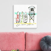 Surfen San Clemente Leinwand (Insitu (Wohnzimmer))