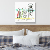 Surfen San Clemente Leinwand (Insitu (Schlafzimmer))