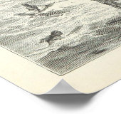 Surfen, Sandwich-Inseln Poster (Ecke)