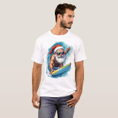Surfen Santa T-Shirt (Vorne ganz)