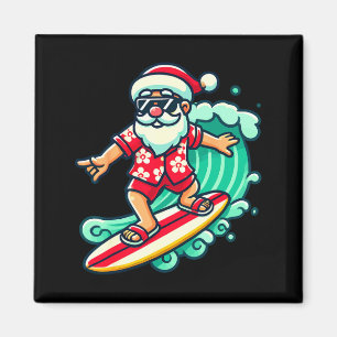 Surfen Santa Trocal Weihnachtsurlaub Xmas In Magnet
