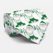Surfen Santa Tropical Christmas Neck Tie Krawatte (Gerollt)