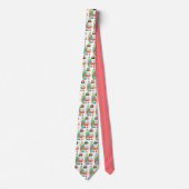 Surfen Santa Tropical Christmas Neck Tie Krawatte (Vorderseite)