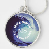 Surfen Schlüsselanhänger (Vorne)