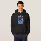 Surfen Schnitter  Lustiges Surfer-Design Hoodie (Vorne ganz)