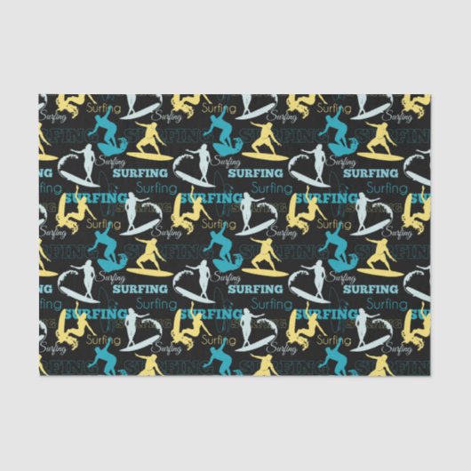 Surfen Seidenpapier (Vorderseite)