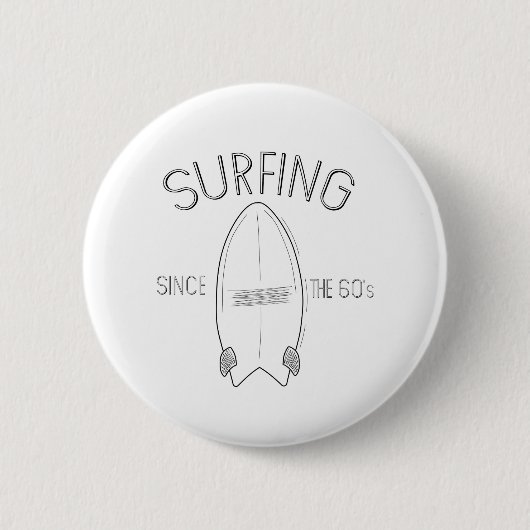 Surfen seit den 60er Jahren Button (Vorderseite)