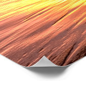 Surfen Sie auf Sunrise Beach mit Slogan Poster (Ecke)