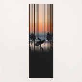 Surfen Sie bei Sonnenuntergang in den Strand | Sur Yogamatte (Vorderseite)