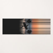 Surfen Sie bei Sonnenuntergang in den Strand | Sur Yogamatte (Vorderseite (Horizontal))