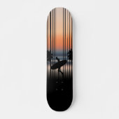 Surfen Sie beim Skateboarden Sunset in den Strand Skateboard (Vorne)
