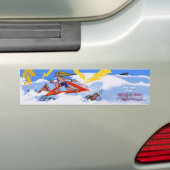 Surfen Sie den Bermuda-Dreieck-Autoaufkleber Autoaufkleber (Auf Auto)