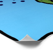 Surfen Sie die Wäsche! Poster (Ecke)