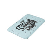 Surfen Sie die Welle Badematte (Schrägansicht)