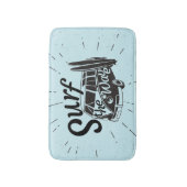 Surfen Sie die Welle Badematte (Vorderseite Vertikal)