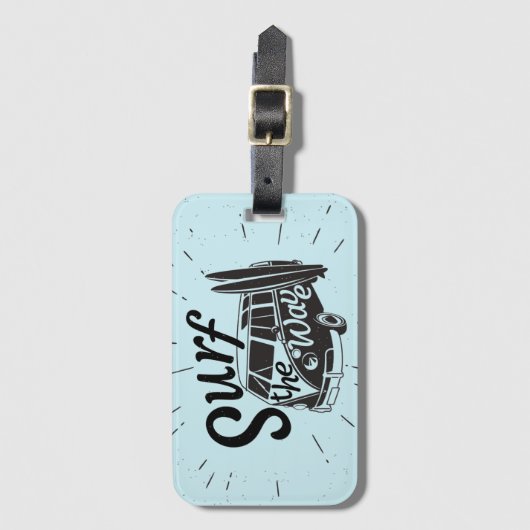 Surfen Sie die Welle Gepäckanhänger (Vorderseite Vertikal)