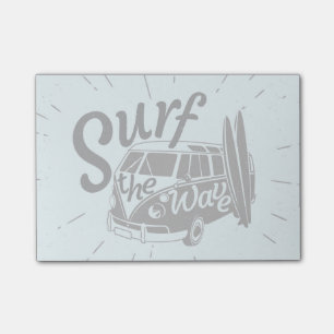 Surfen Sie die Welle Post-it Klebezettel