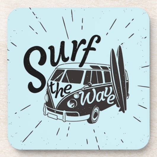 Surfen Sie die Welle Untersetzer (Vorderseite)