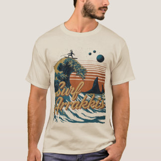 Surfen Sie in den Dünen von Arrakis T-Shirt