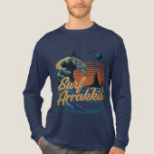 Surfen Sie in den Dünen von Arrakis Tri-Blend Shirt (Vorderseite)