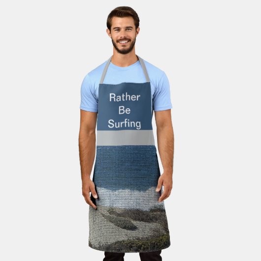 Surfen Sie lieber Ocean Beach Koch Surfer Schürze (Getragen)
