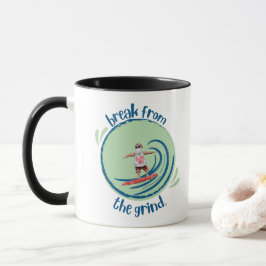 Surfen Sie Santa BFTG Kaffee-Tasse Tasse