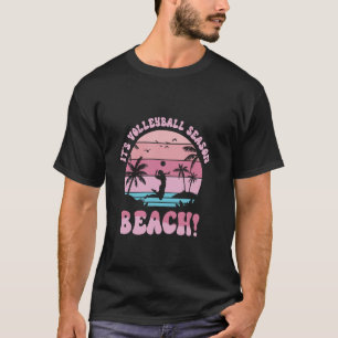 Surfen Sie Tropical Beach Volleyball Summer Sports T-Shirt