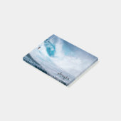 Surfen Sie über Surfbretter, DIY Name Zuhause Post-it Klebezettel (angewinkelt)