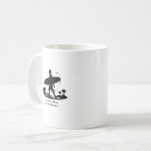 Surfen Silhouette Ride The Waves Abenteuer Design Kaffeetasse (Vorderseite Links)