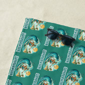 Surfen Skeleton Summerween Beach Vibes Strandtuch (Beispiel)