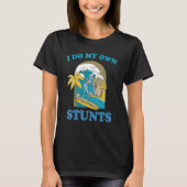 Surfen Skeleton Surfboard Waves Skeleton Surf T-Shirt (Vorderseite)