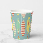 Surfen Sommer Retro Surf Boards Sommer Pappbecher (Rechts)