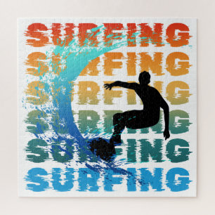 Surfen Sommer Surfer Strand surfen Ozean Puzzle