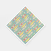Surfen Sommersurf Boards Sommer Geburtstag Serviette (Ecke)